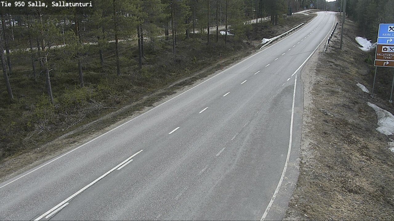 Kelikamerat Kuva Tie 950 Salla, Sallatunturi, Salla, Lappi