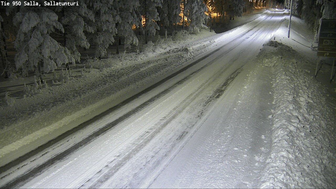 Kelikamerat Kuva Tie 950 Salla, Sallatunturi, Salla, Lappi