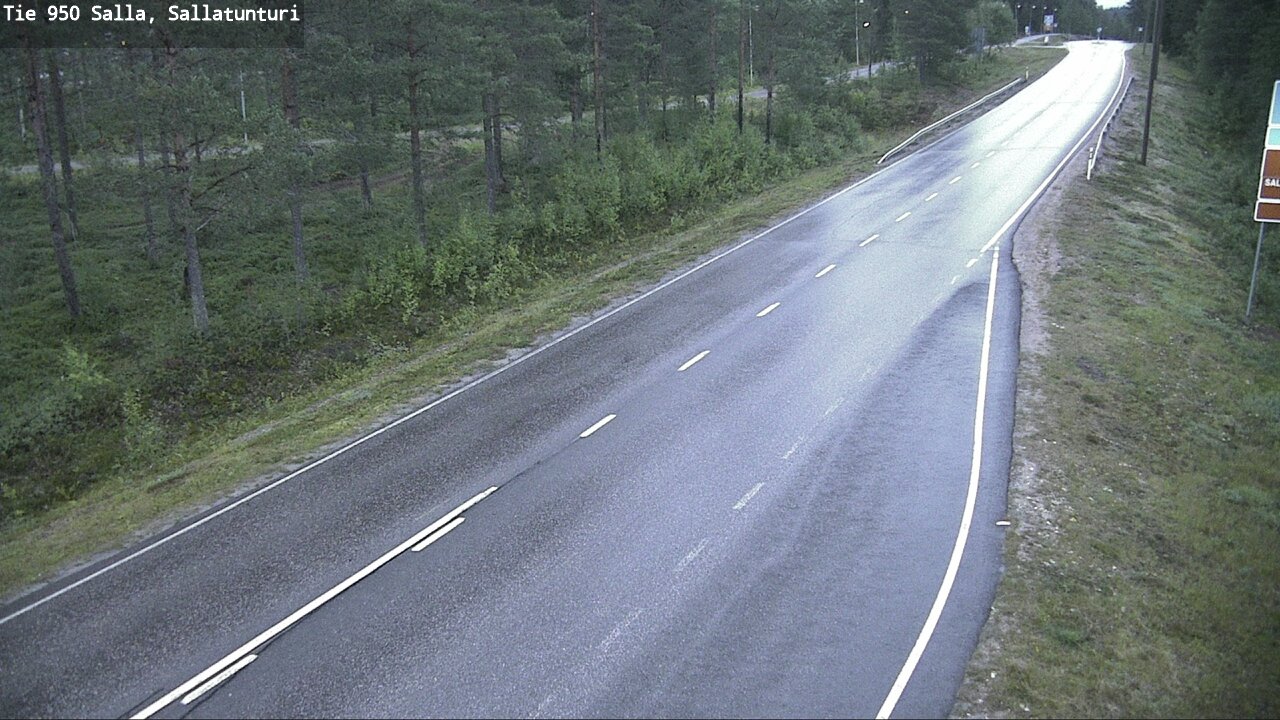 Weather Camera Image Road 950 Salla, Sallatunturi, Salla, Lappi