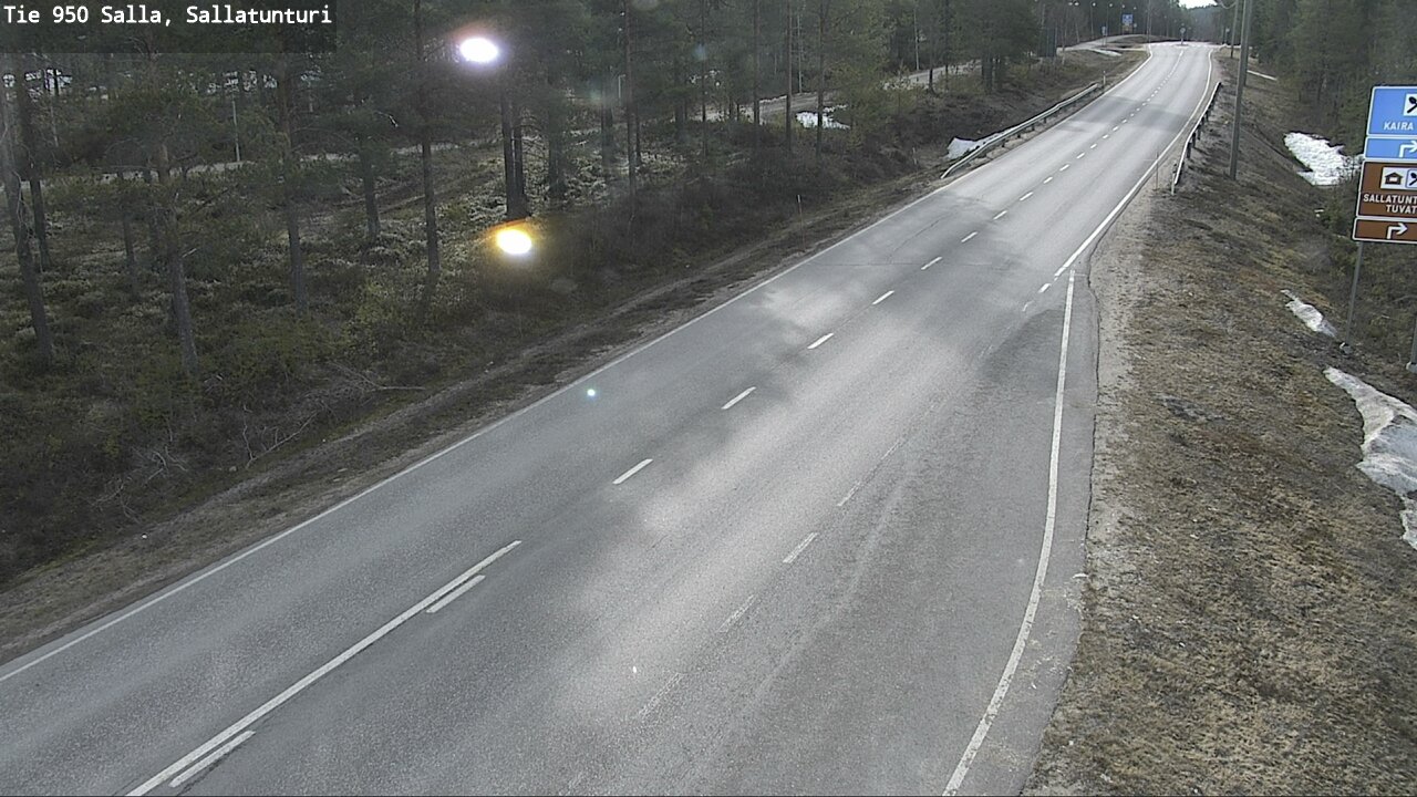 Kelikamerat Kuva Tie 950 Salla, Sallatunturi, Salla, Lappi