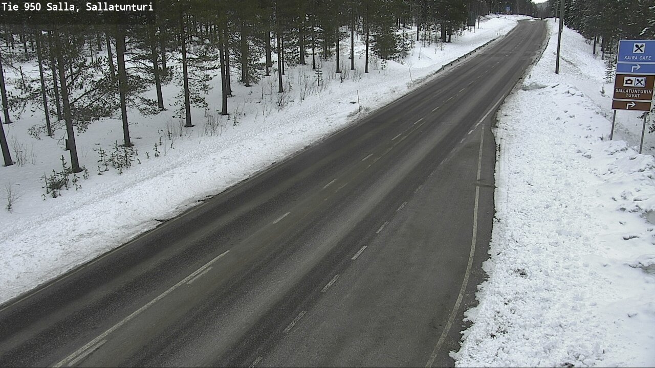 Kelikamerat Kuva Tie 950 Salla, Sallatunturi, Salla, Lappi