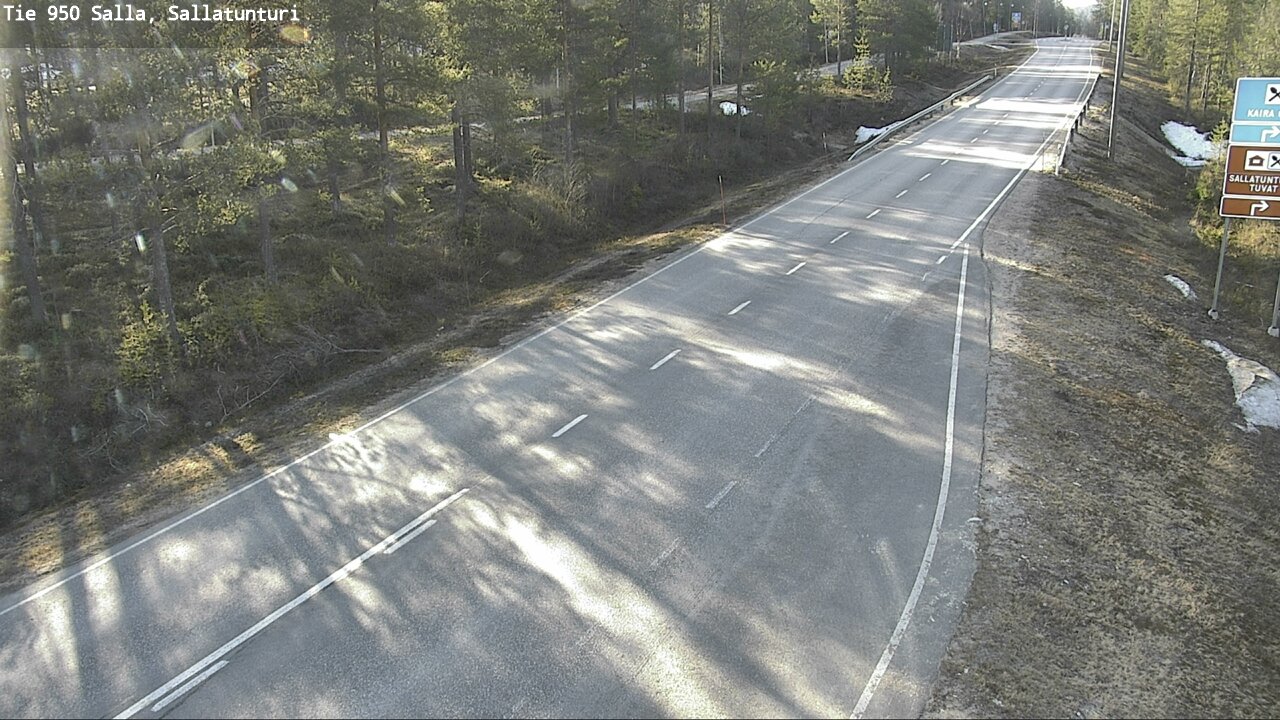Weather Camera Image Road 950 Salla, Sallatunturi, Salla, Lappi
