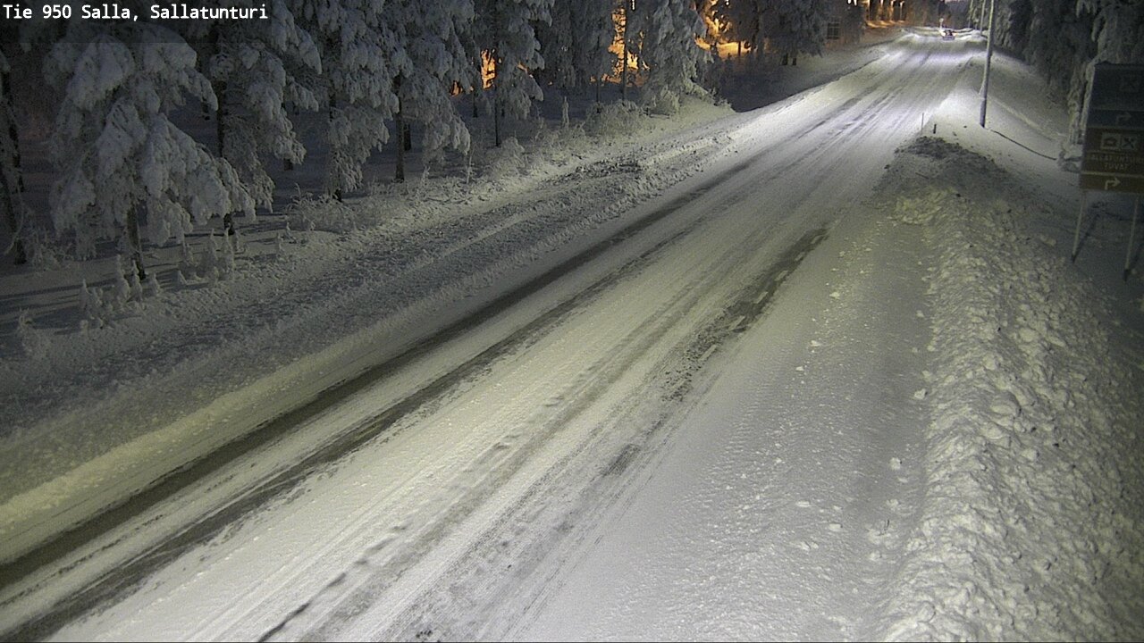 Kelikamerat Kuva Tie 950 Salla, Sallatunturi, Salla, Lappi