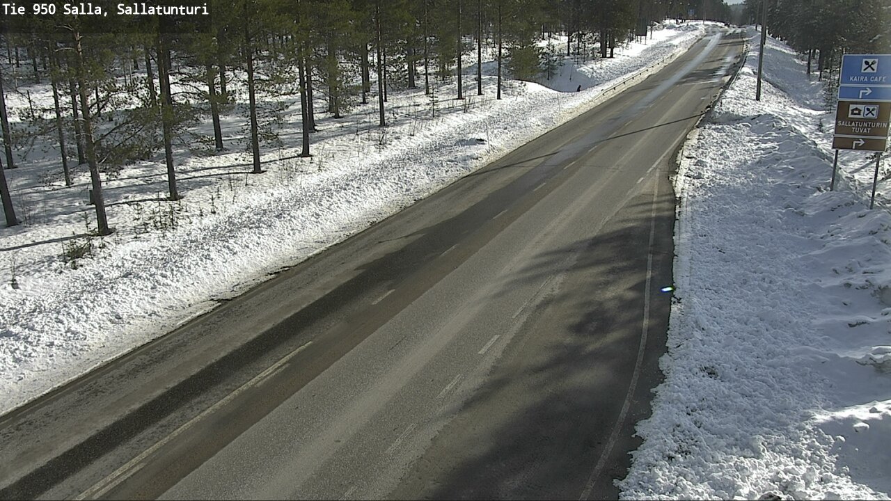 Weather Camera Image Road 950 Salla, Sallatunturi, Salla, Lappi