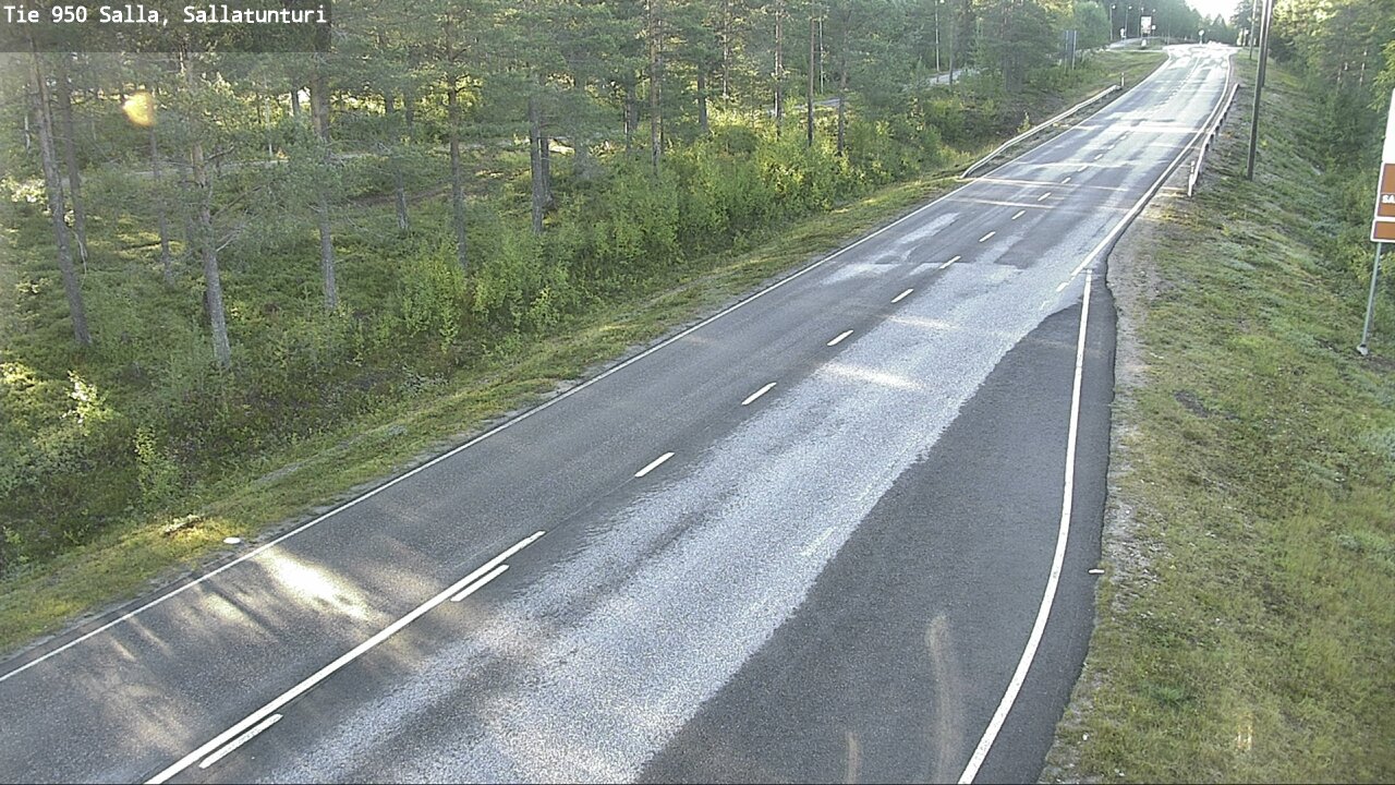 Weather Camera Image Road 950 Salla, Sallatunturi, Salla, Lappi