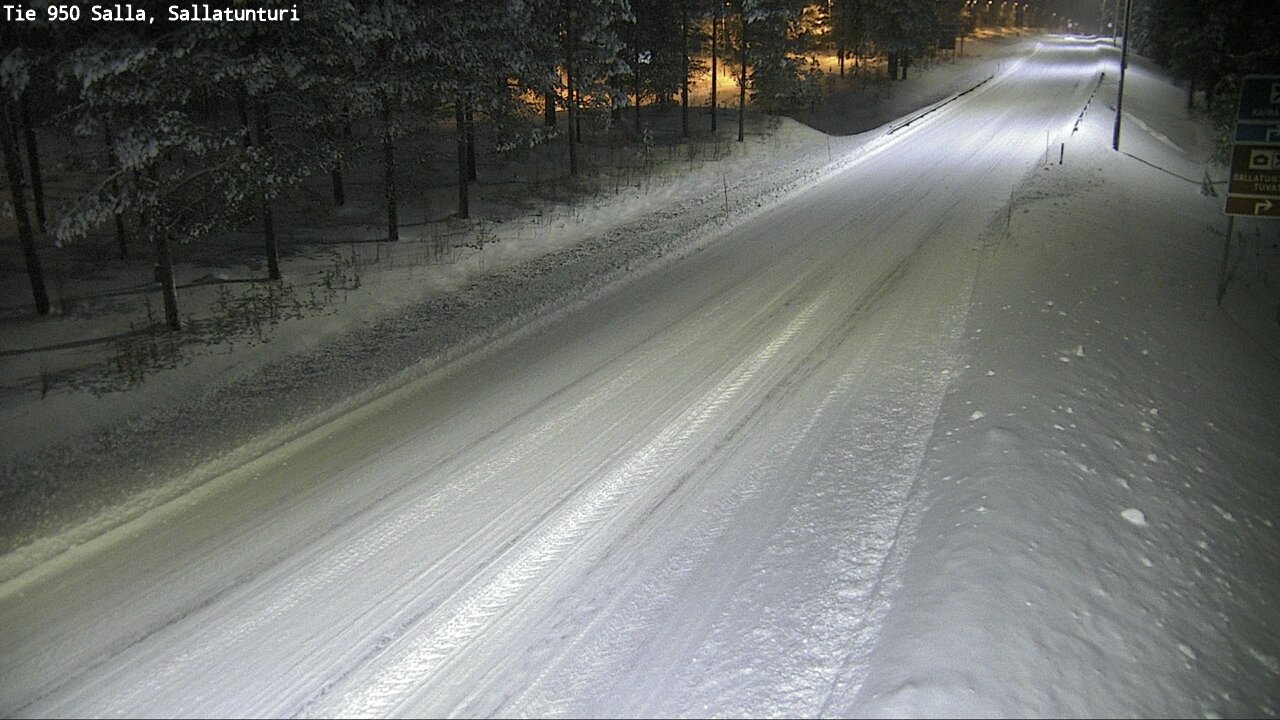 Weather Camera Image Road 950 Salla, Sallatunturi, Salla, Lappi