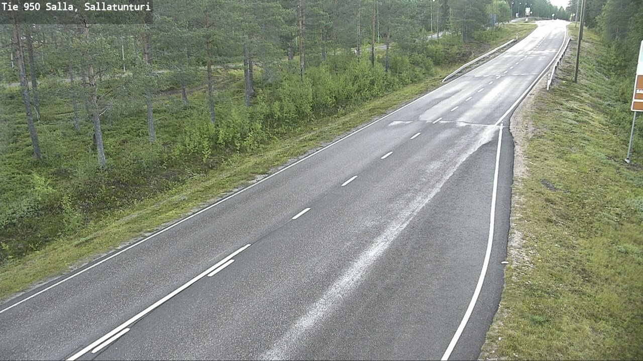 Weather Camera Image Road 950 Salla, Sallatunturi, Salla, Lappi