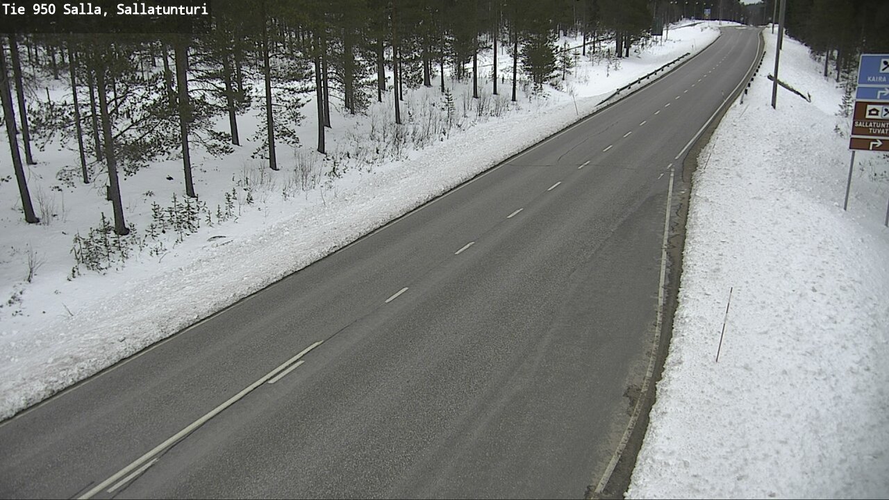 Kelikamerat Kuva Tie 950 Salla, Sallatunturi, Salla, Lappi