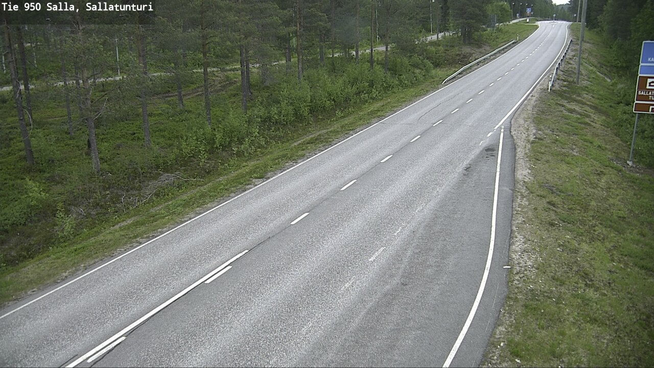 Kelikamerat Kuva Tie 950 Salla, Sallatunturi, Salla, Lappi