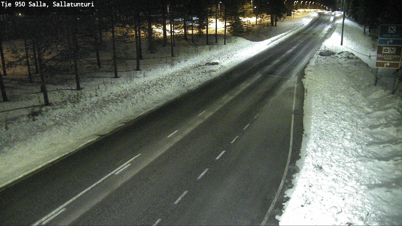 Kelikamerat Kuva Tie 950 Salla, Sallatunturi, Salla, Lappi