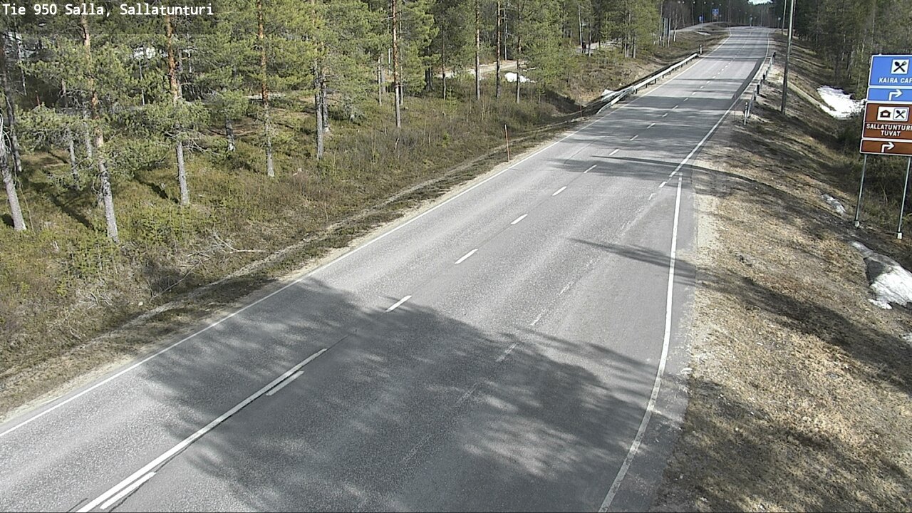 Kelikamerat Kuva Tie 950 Salla, Sallatunturi, Salla, Lappi