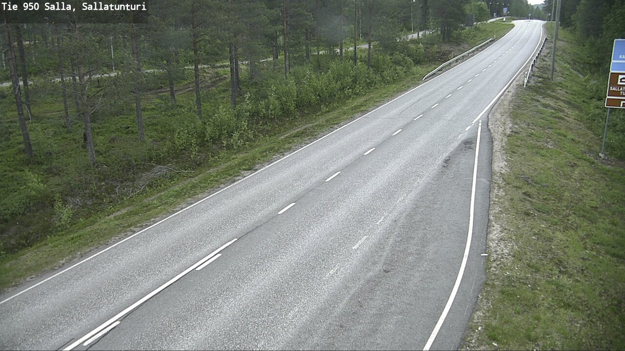 Kelikamerat Kuva Tie 950 Salla, Sallatunturi, Salla, Lappi