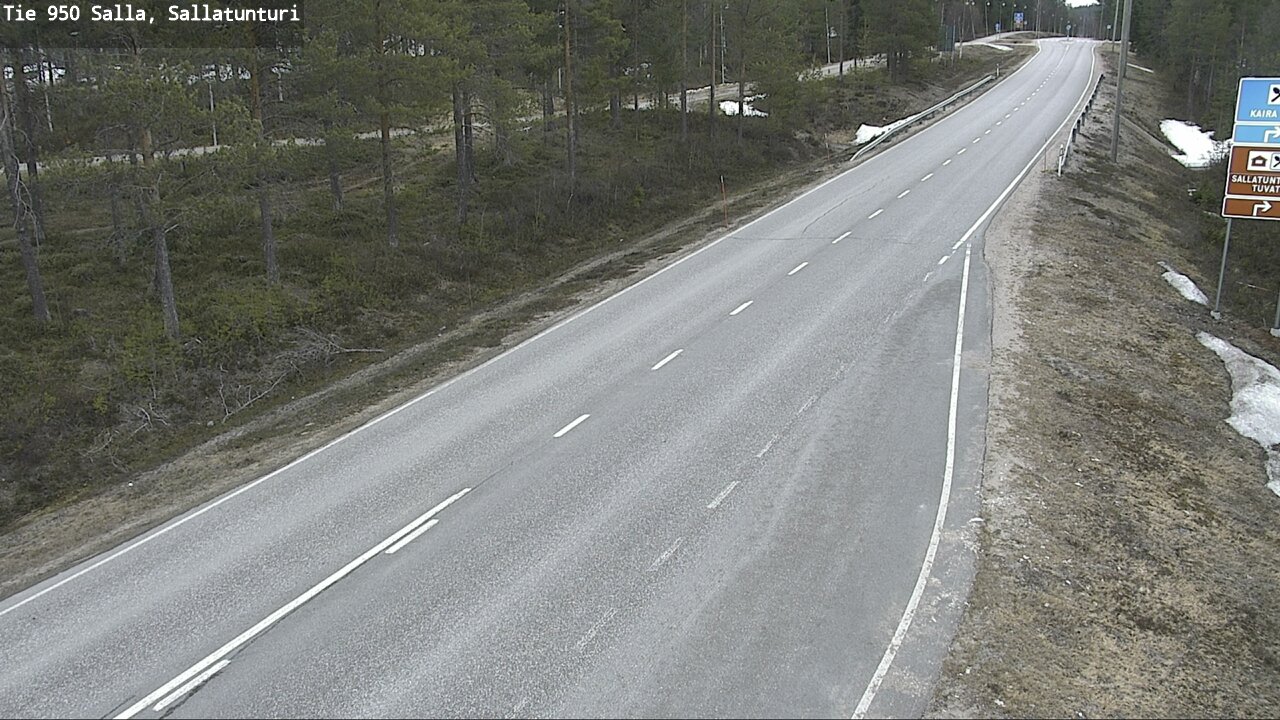 Kelikamerat Kuva Tie 950 Salla, Sallatunturi, Salla, Lappi