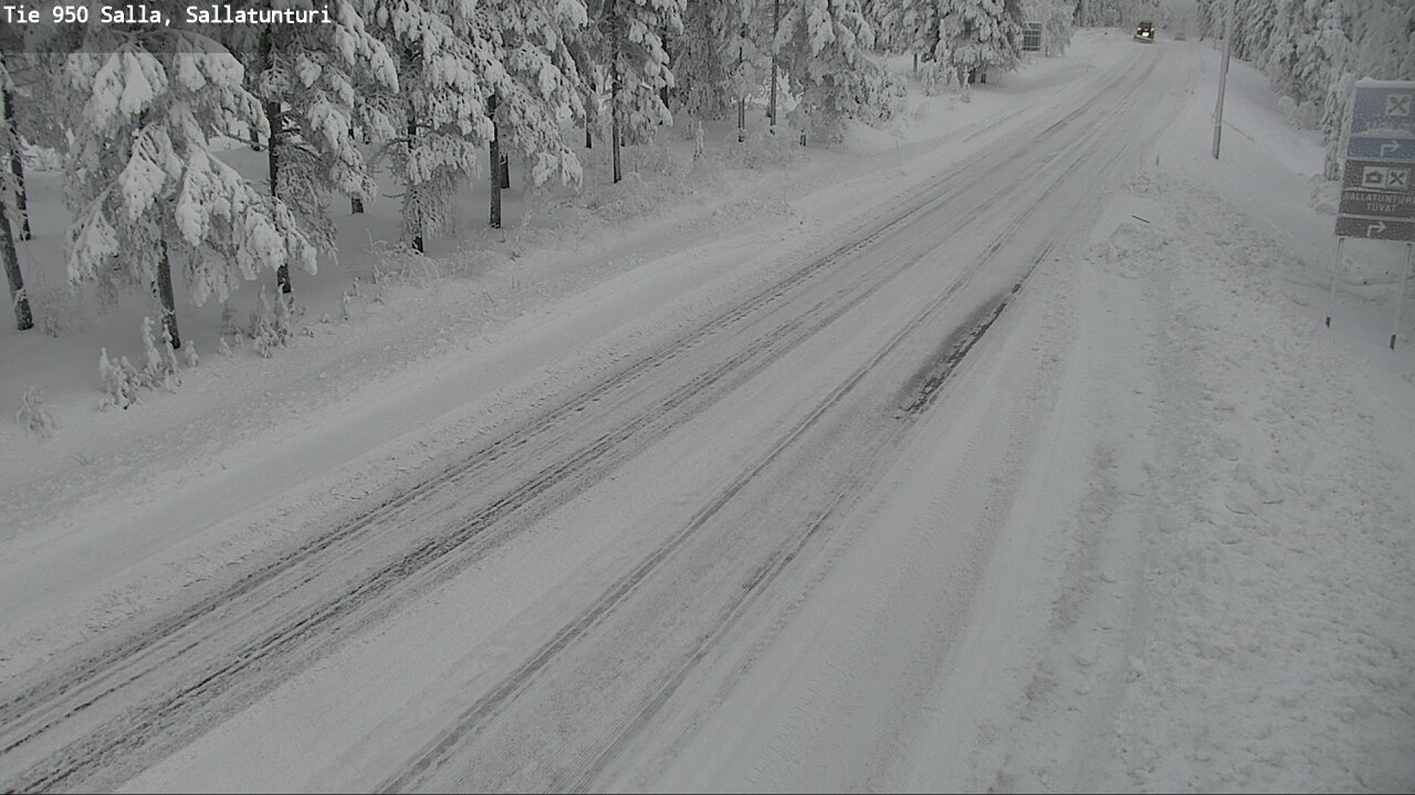 Kelikamerat Kuva Tie 950 Salla, Sallatunturi, Salla, Lappi