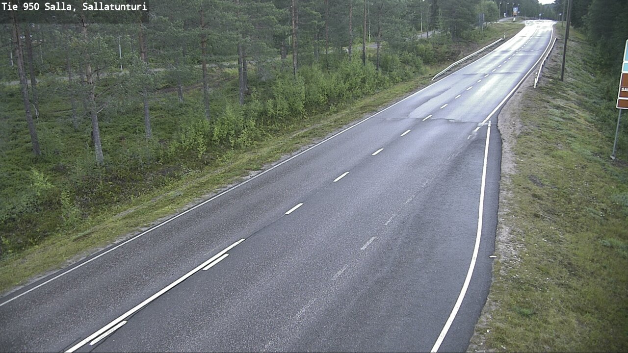 Kelikamerat Kuva Tie 950 Salla, Sallatunturi, Salla, Lappi