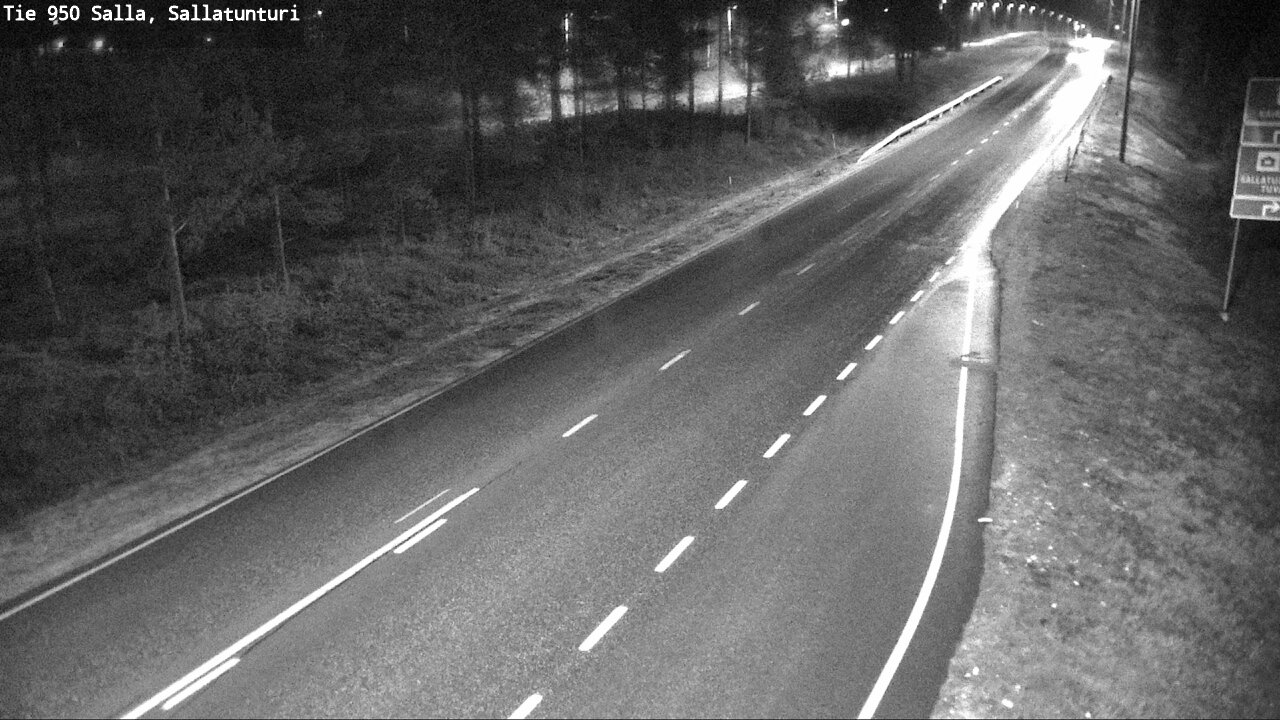 Kelikamerat Kuva Tie 950 Salla, Sallatunturi, Salla, Lappi
