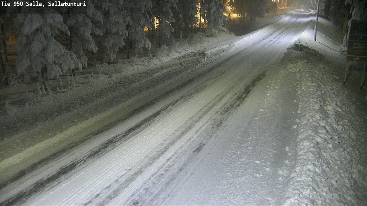 Kelikamerat Kuva Tie 950 Salla, Sallatunturi, Salla, Lappi