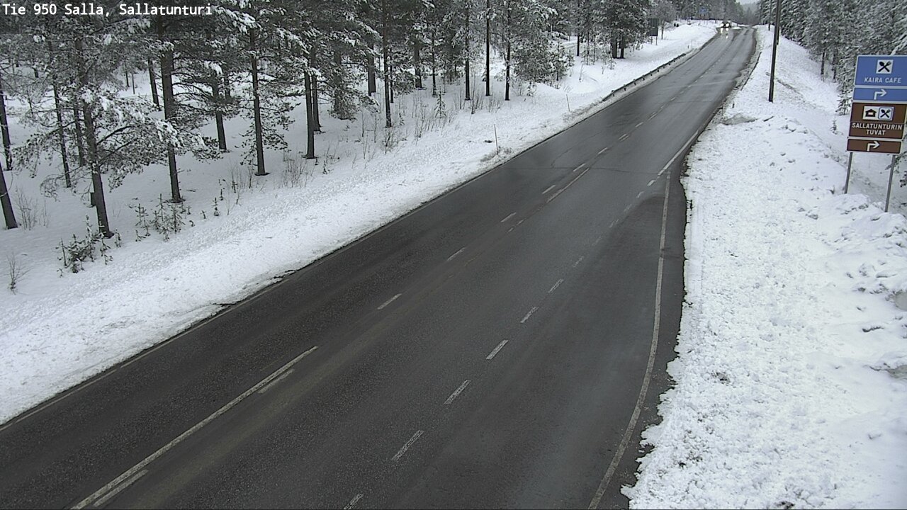 Kelikamerat Kuva Tie 950 Salla, Sallatunturi, Salla, Lappi