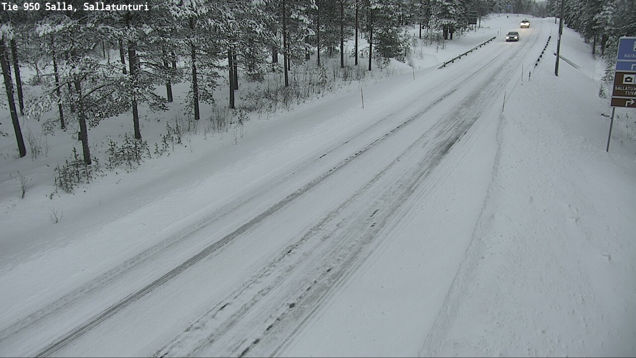 Kelikamerat Kuva Tie 950 Salla, Sallatunturi, Salla, Lappi