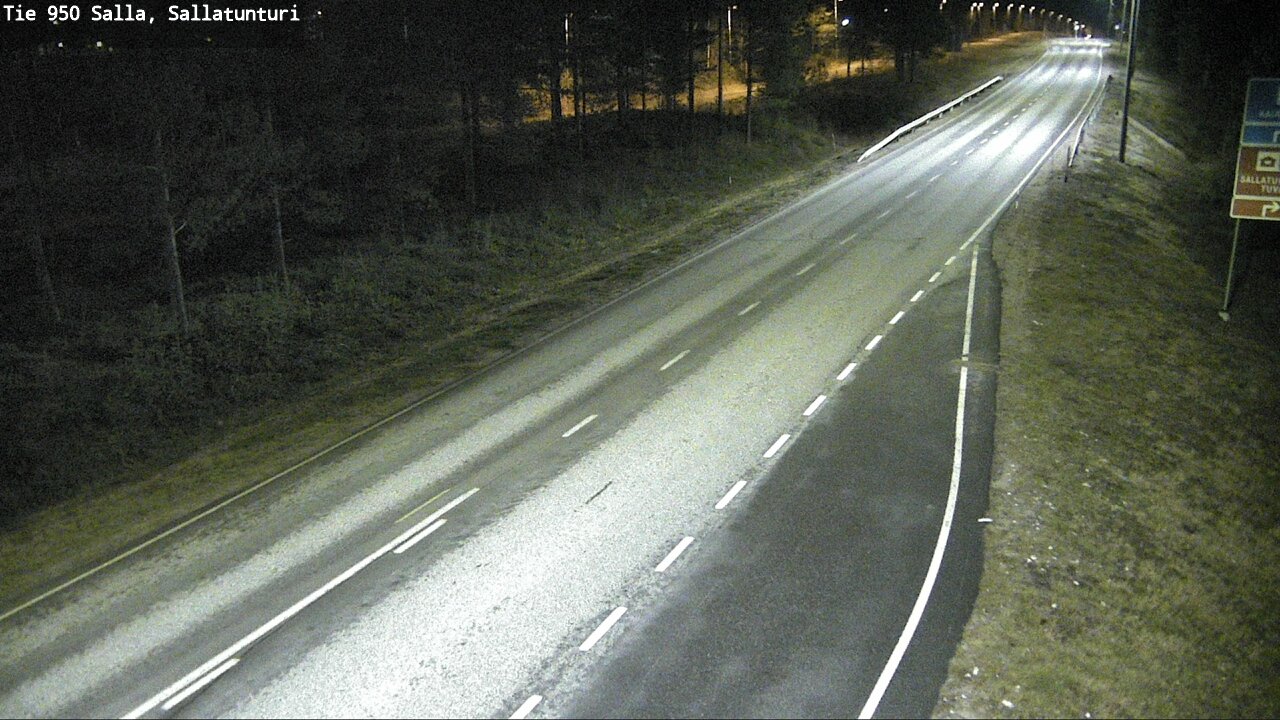 Kelikamerat Kuva Tie 950 Salla, Sallatunturi, Salla, Lappi