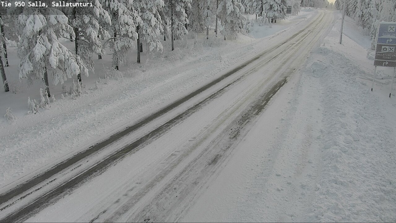 Kelikamerat Kuva Tie 950 Salla, Sallatunturi, Salla, Lappi