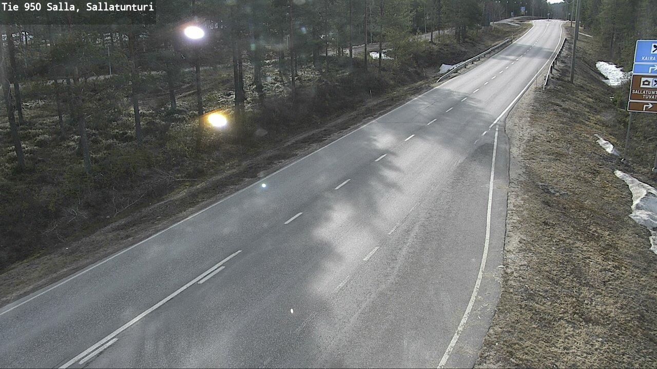 Kelikamerat Kuva Tie 950 Salla, Sallatunturi, Salla, Lappi