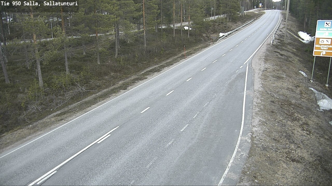 Kelikamerat Kuva Tie 950 Salla, Sallatunturi, Salla, Lappi