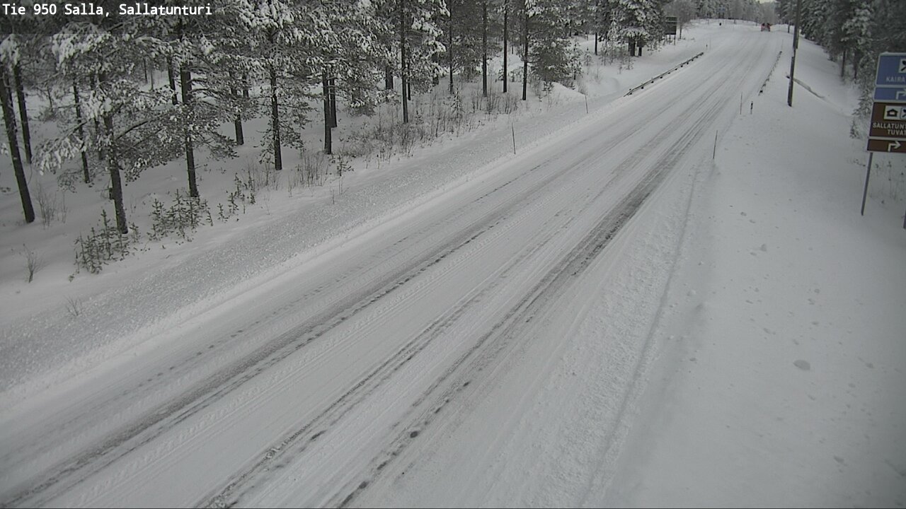 Weather Camera Image Road 950 Salla, Sallatunturi, Salla, Lappi