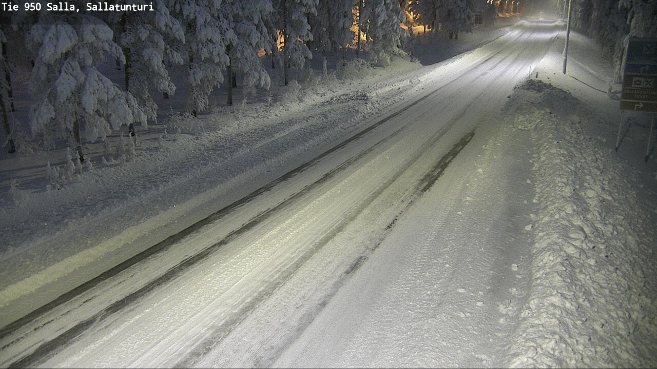 Kelikamerat Kuva Tie 950 Salla, Sallatunturi, Salla, Lappi