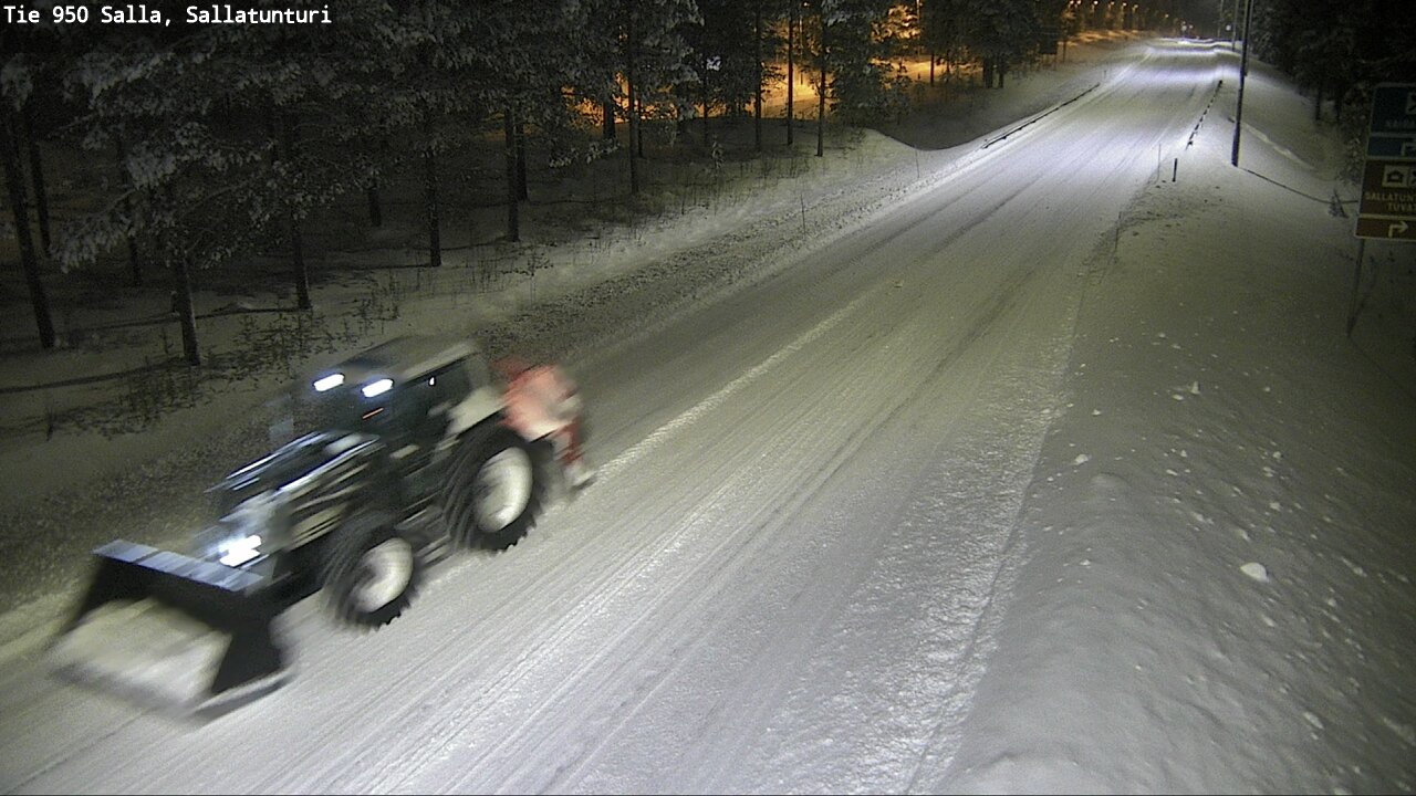 Weather Camera Image Road 950 Salla, Sallatunturi, Salla, Lappi