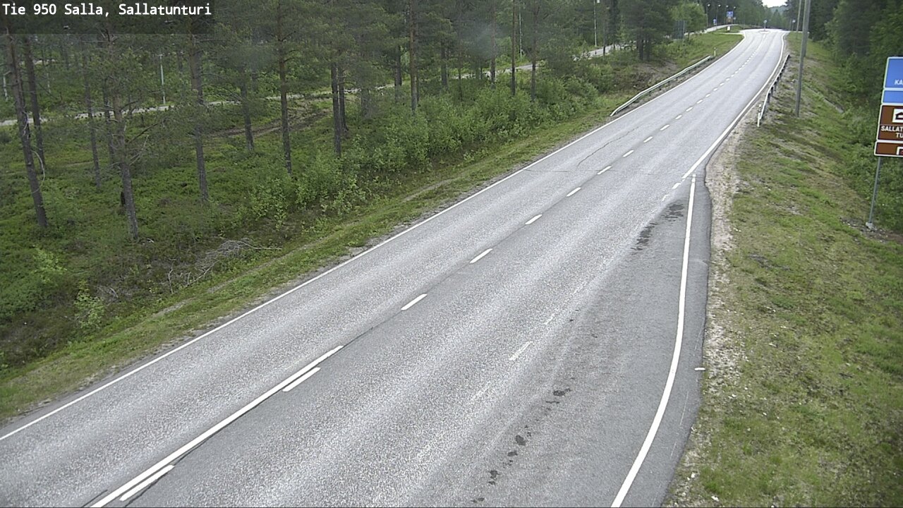 Kelikamerat Kuva Tie 950 Salla, Sallatunturi, Salla, Lappi