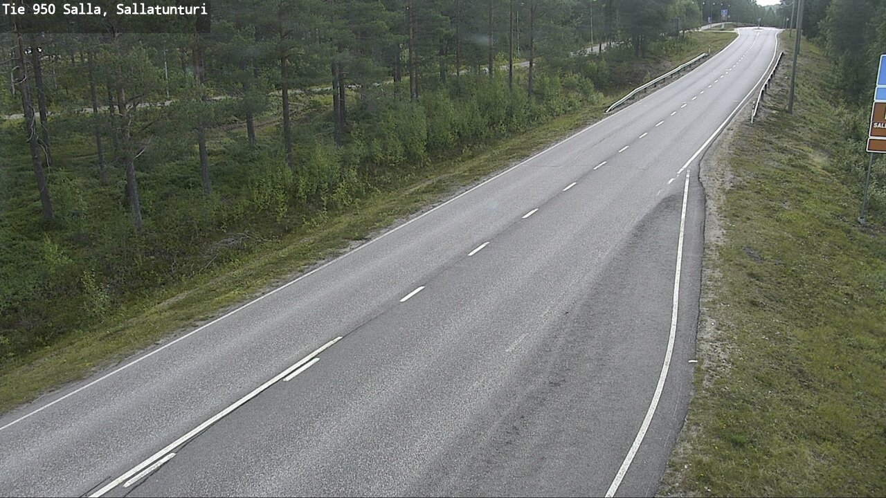 Weather Camera Image Road 950 Salla, Sallatunturi, Salla, Lappi
