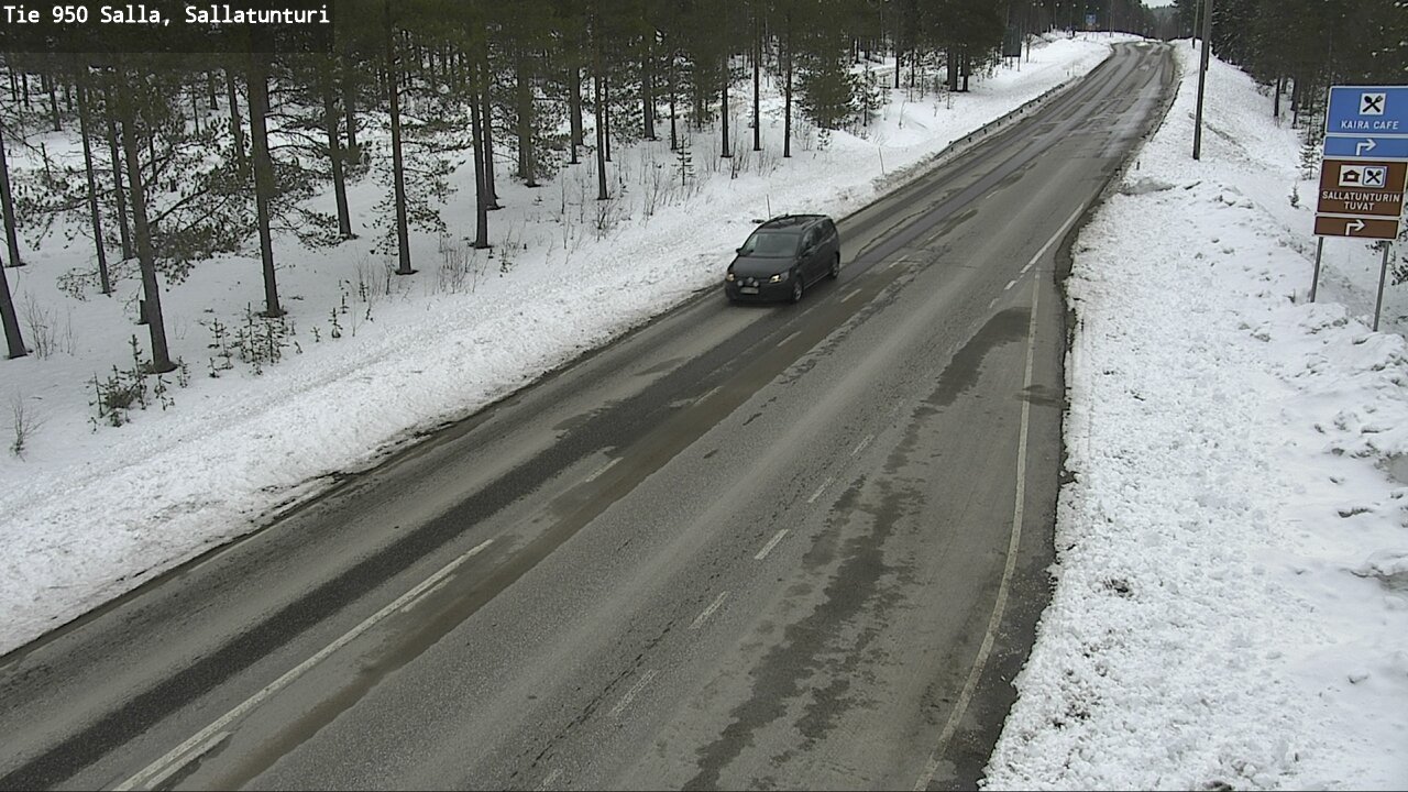 Weather Camera Image Väg 950 Salla, Sallatunturi, Salla, Lappi