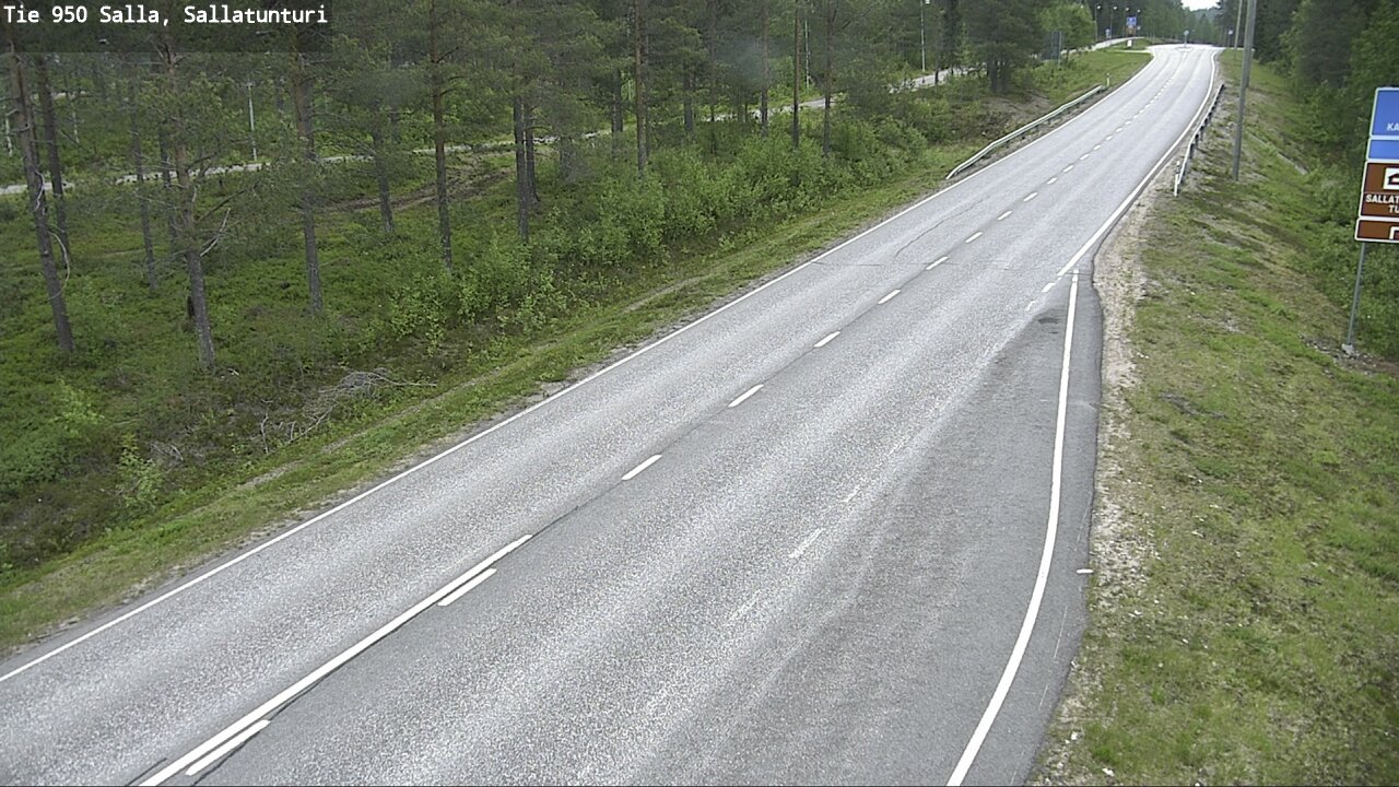 Kelikamerat Kuva Tie 950 Salla, Sallatunturi, Salla, Lappi