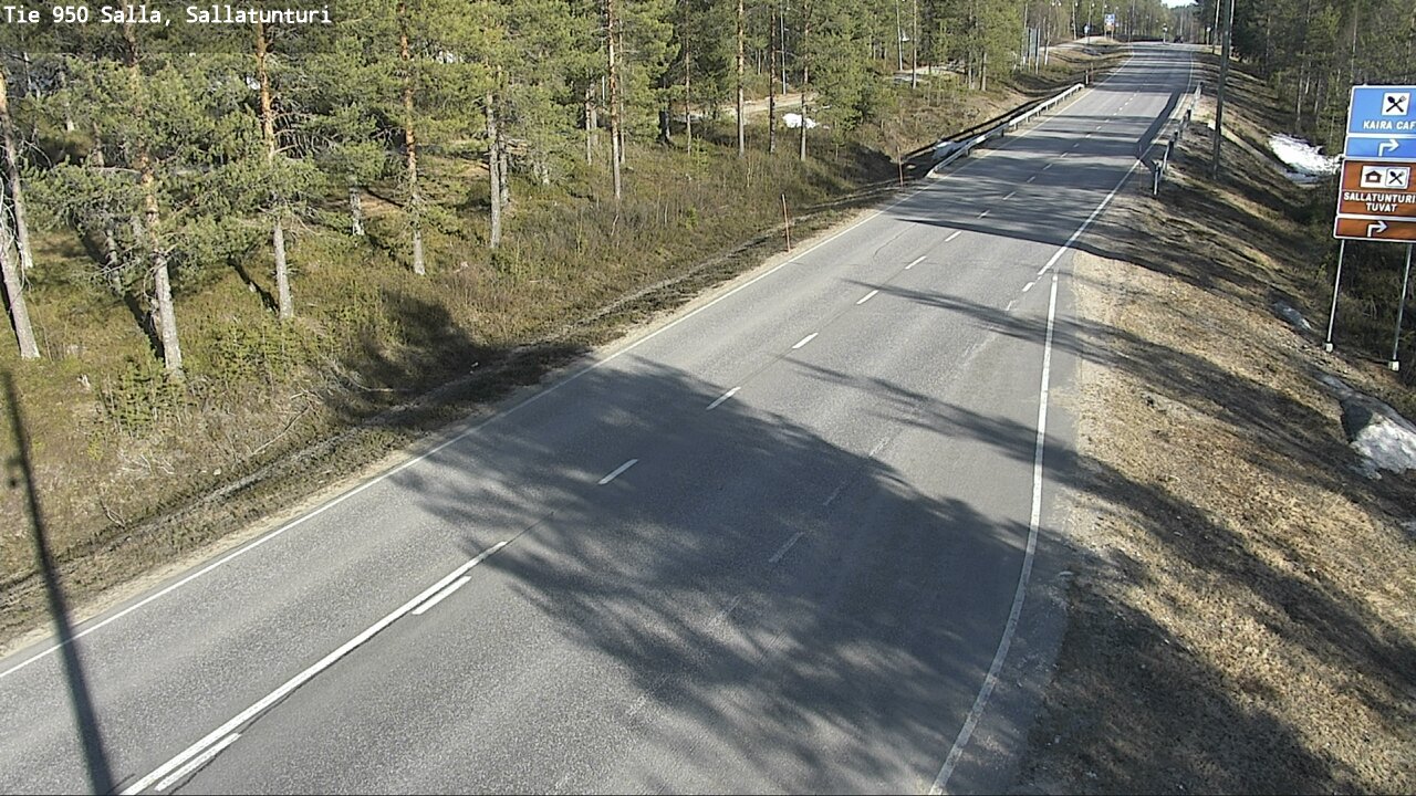 Kelikamerat Kuva Tie 950 Salla, Sallatunturi, Salla, Lappi