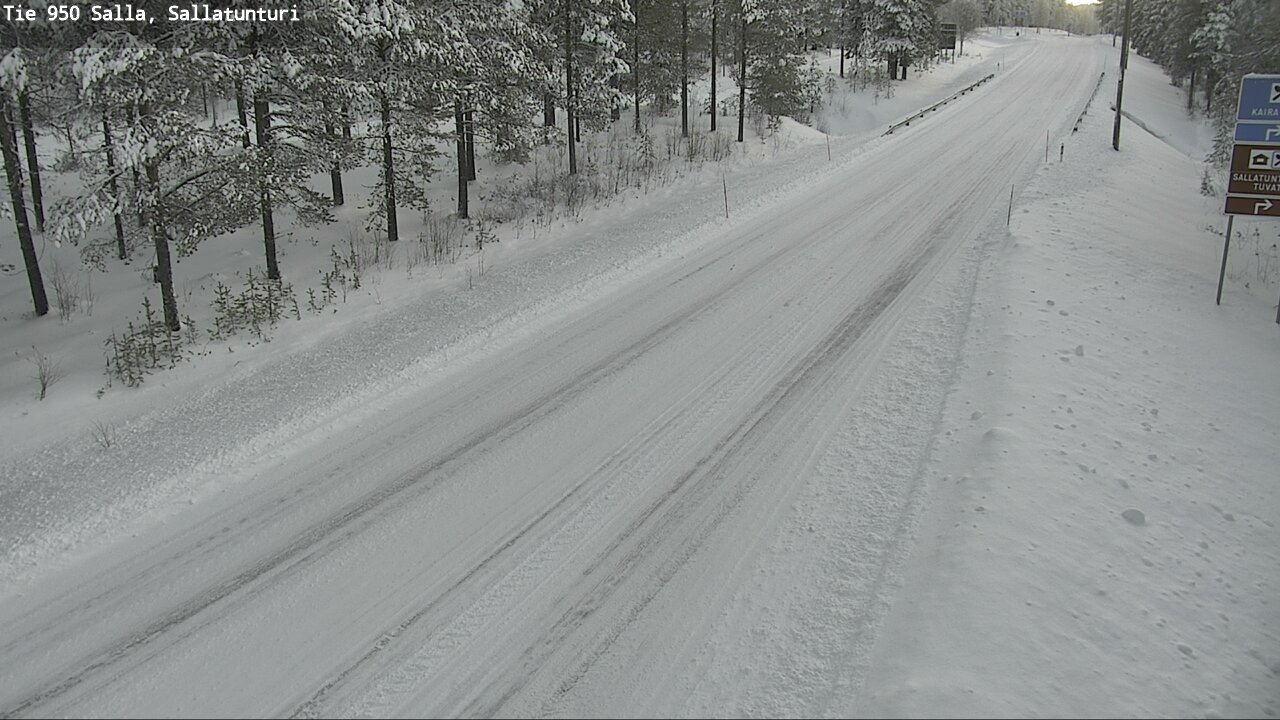 Weather Camera Image Road 950 Salla, Sallatunturi, Salla, Lappi