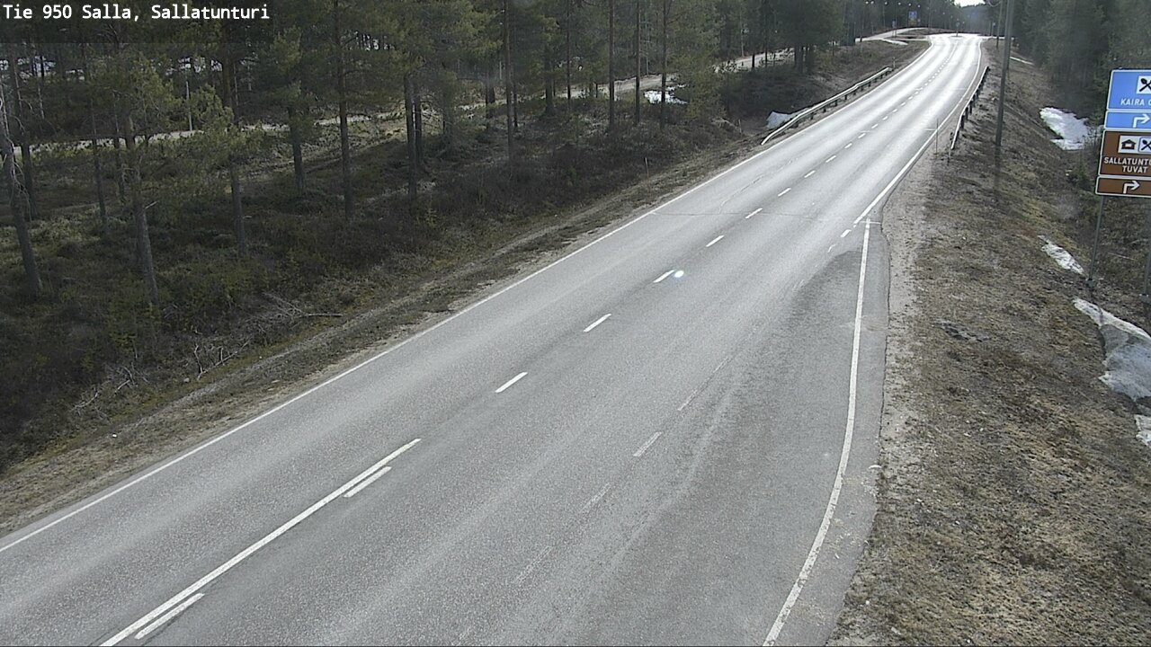 Kelikamerat Kuva Tie 950 Salla, Sallatunturi, Salla, Lappi