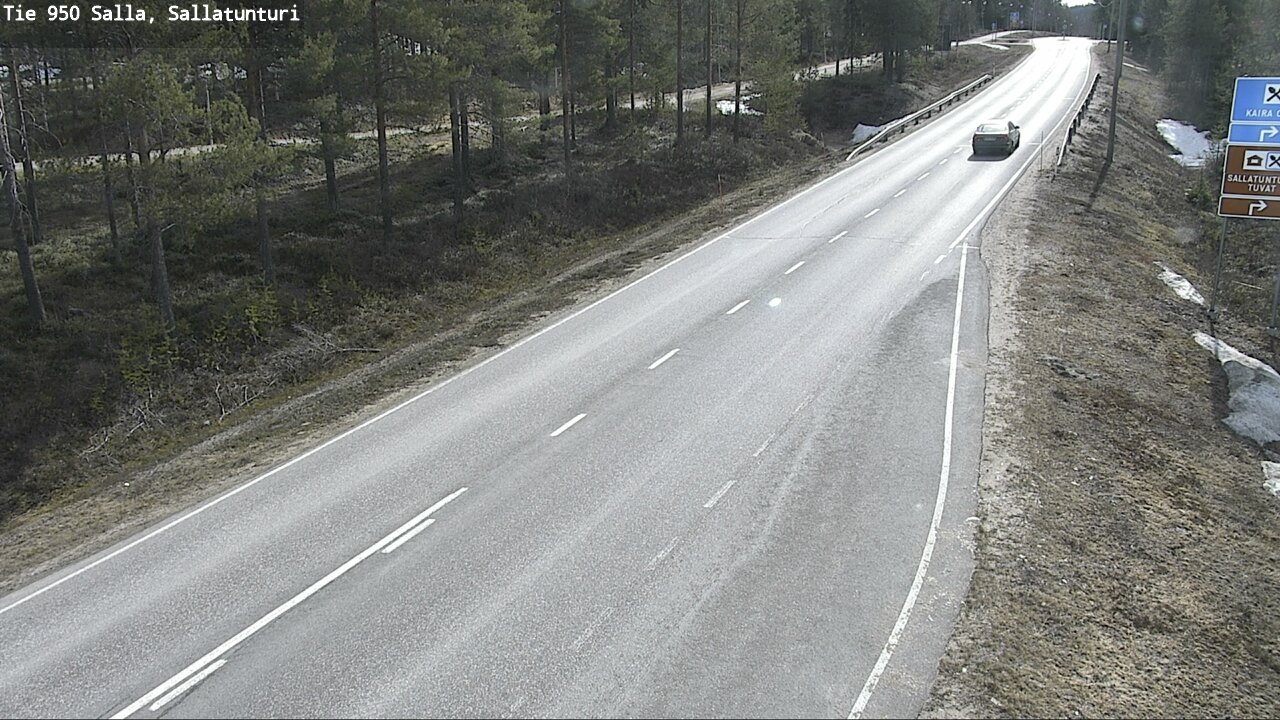 Kelikamerat Kuva Tie 950 Salla, Sallatunturi, Salla, Lappi