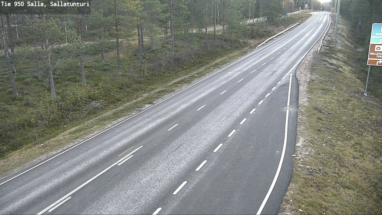 Kelikamerat Kuva Tie 950 Salla, Sallatunturi, Salla, Lappi