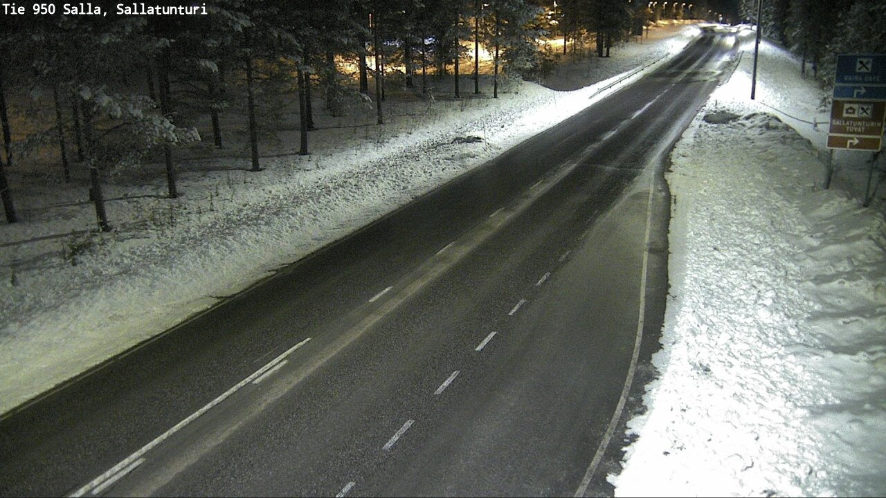 Kelikamerat Kuva Tie 950 Salla, Sallatunturi, Salla, Lappi