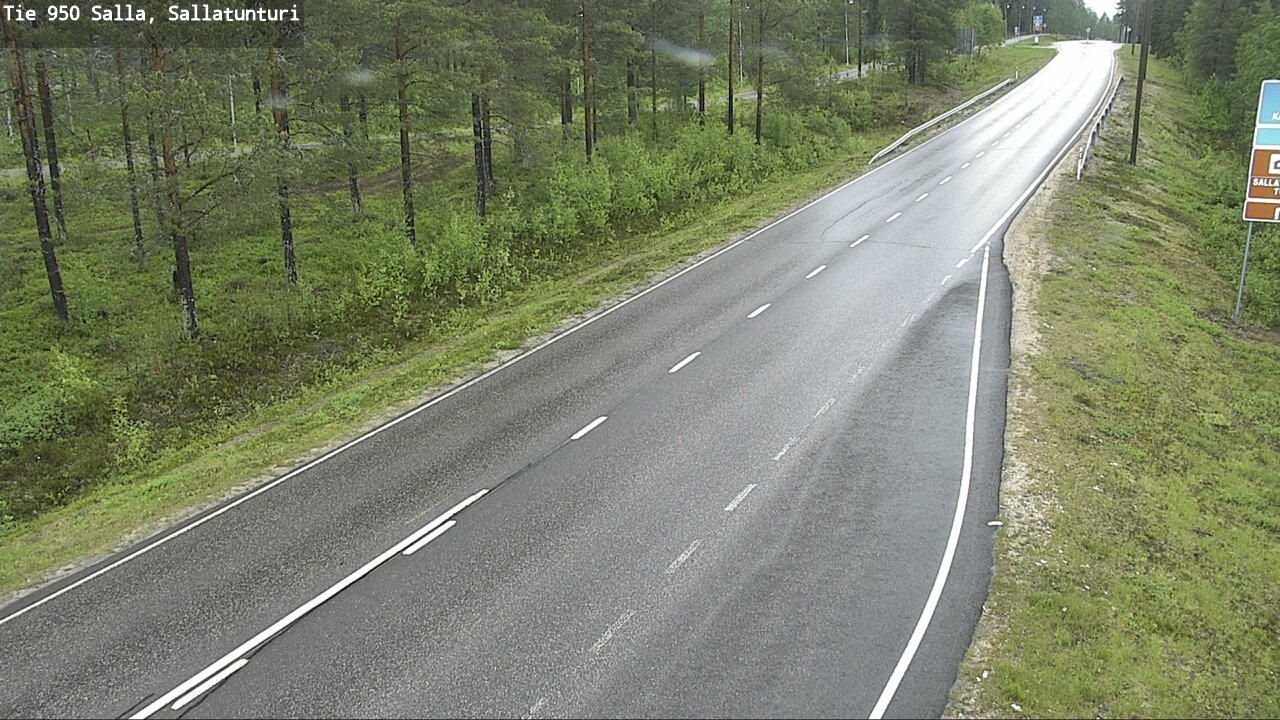 Kelikamerat Kuva Tie 950 Salla, Sallatunturi, Salla, Lappi