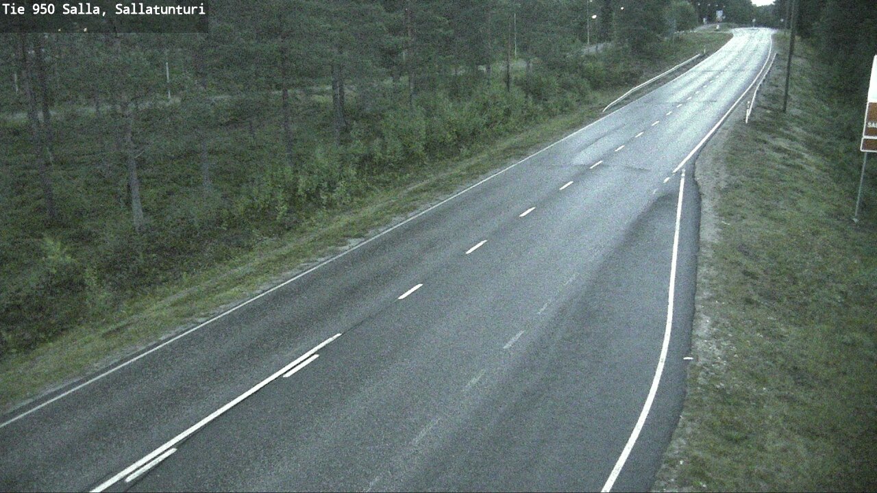 Weather Camera Image Road 950 Salla, Sallatunturi, Salla, Lappi