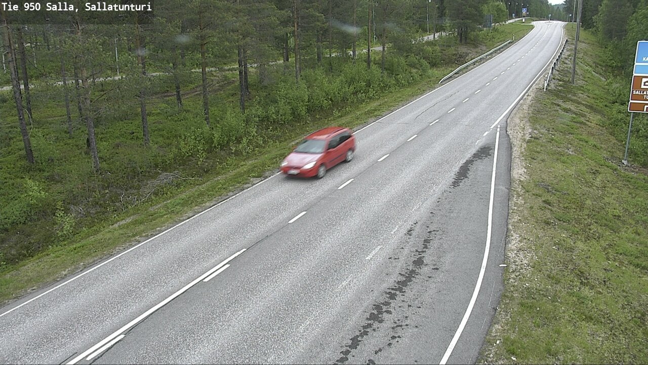 Kelikamerat Kuva Tie 950 Salla, Sallatunturi, Salla, Lappi