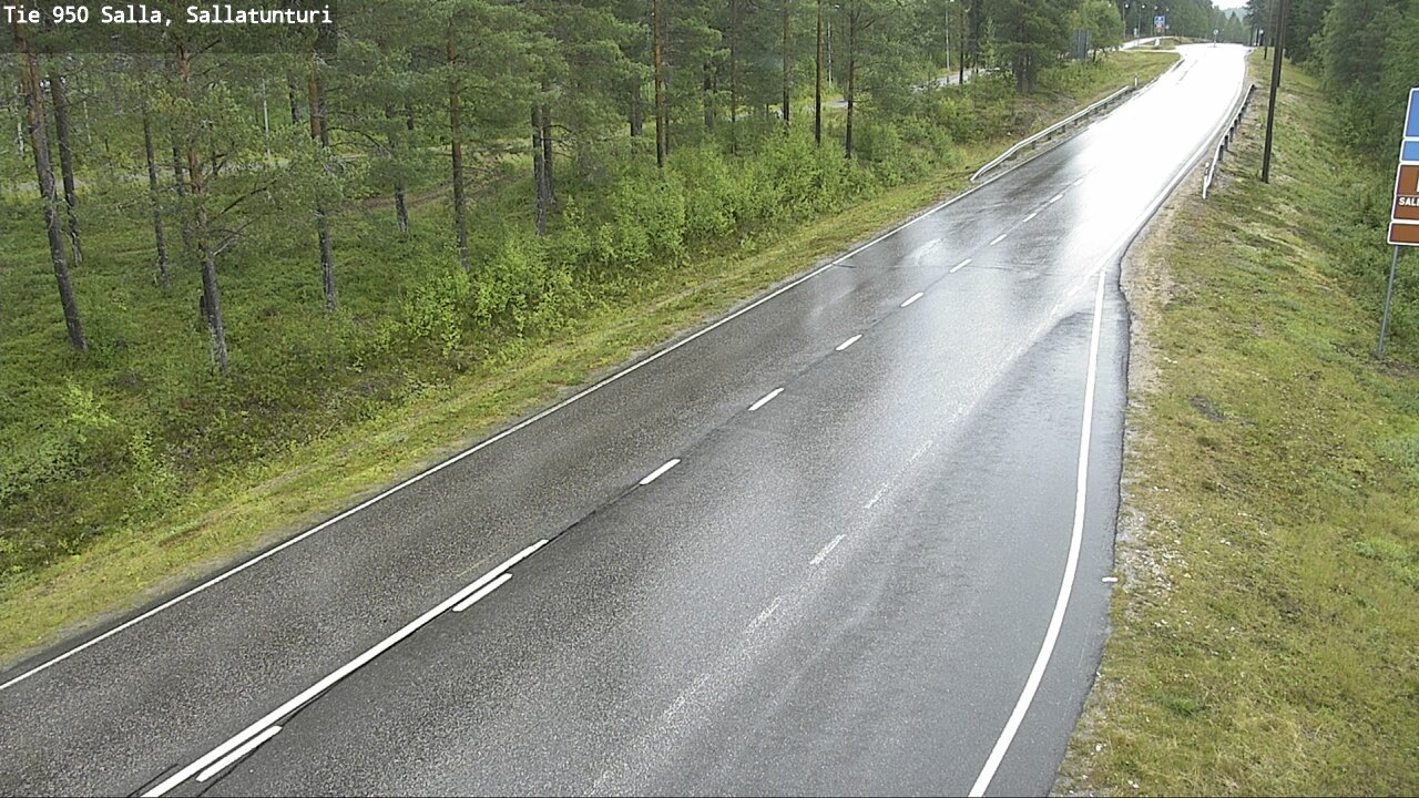Weather Camera Image Road 950 Salla, Sallatunturi, Salla, Lappi