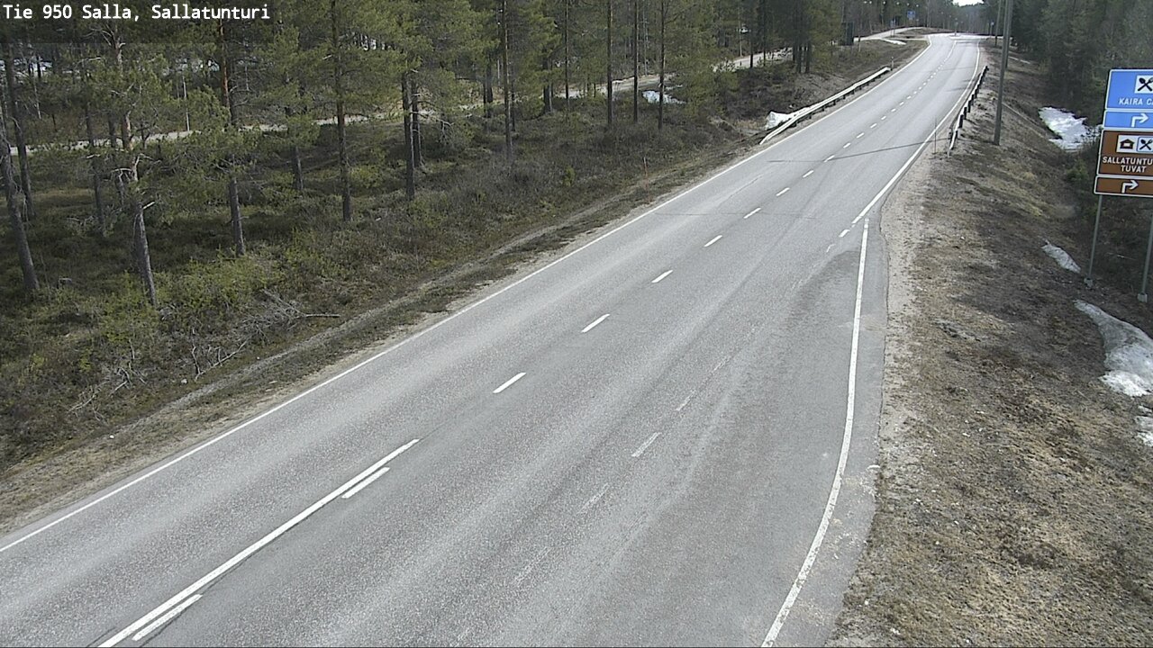 Kelikamerat Kuva Tie 950 Salla, Sallatunturi, Salla, Lappi