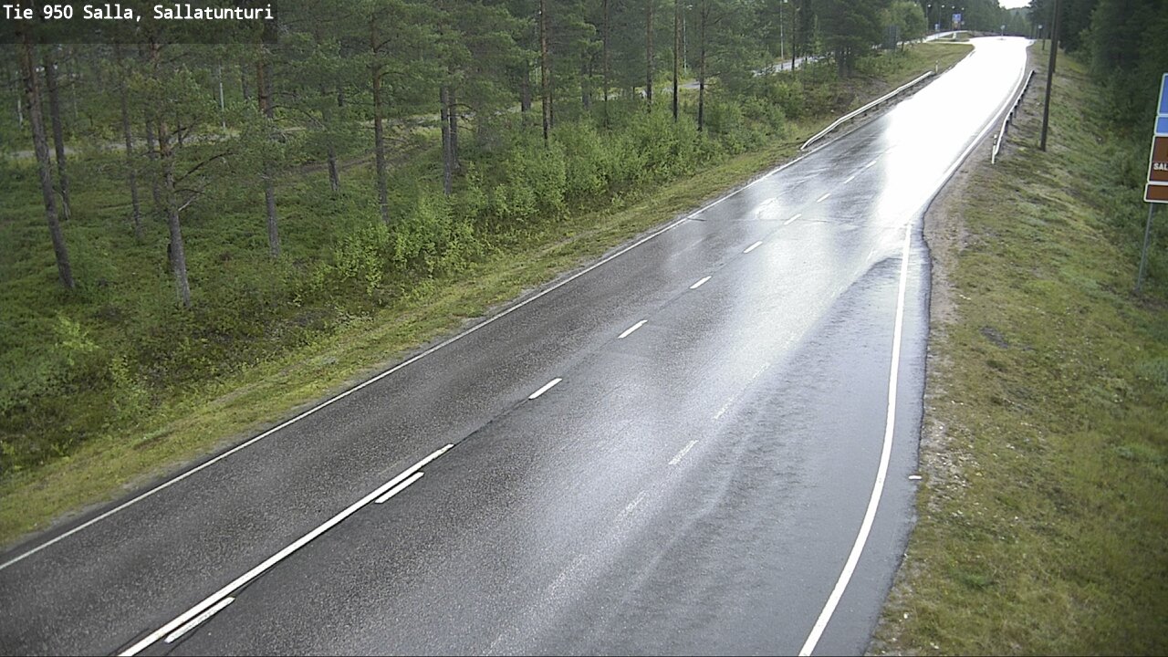 Weather Camera Image Road 950 Salla, Sallatunturi, Salla, Lappi