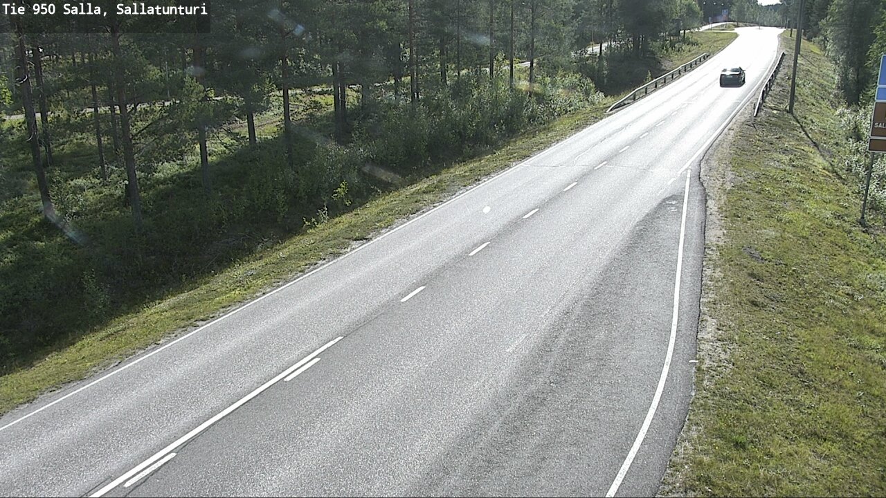Weather Camera Image Road 950 Salla, Sallatunturi, Salla, Lappi