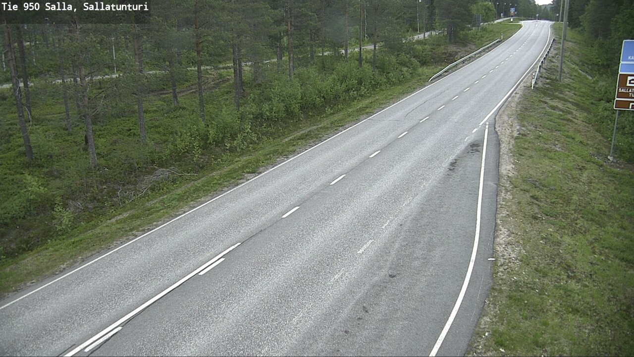 Kelikamerat Kuva Tie 950 Salla, Sallatunturi, Salla, Lappi
