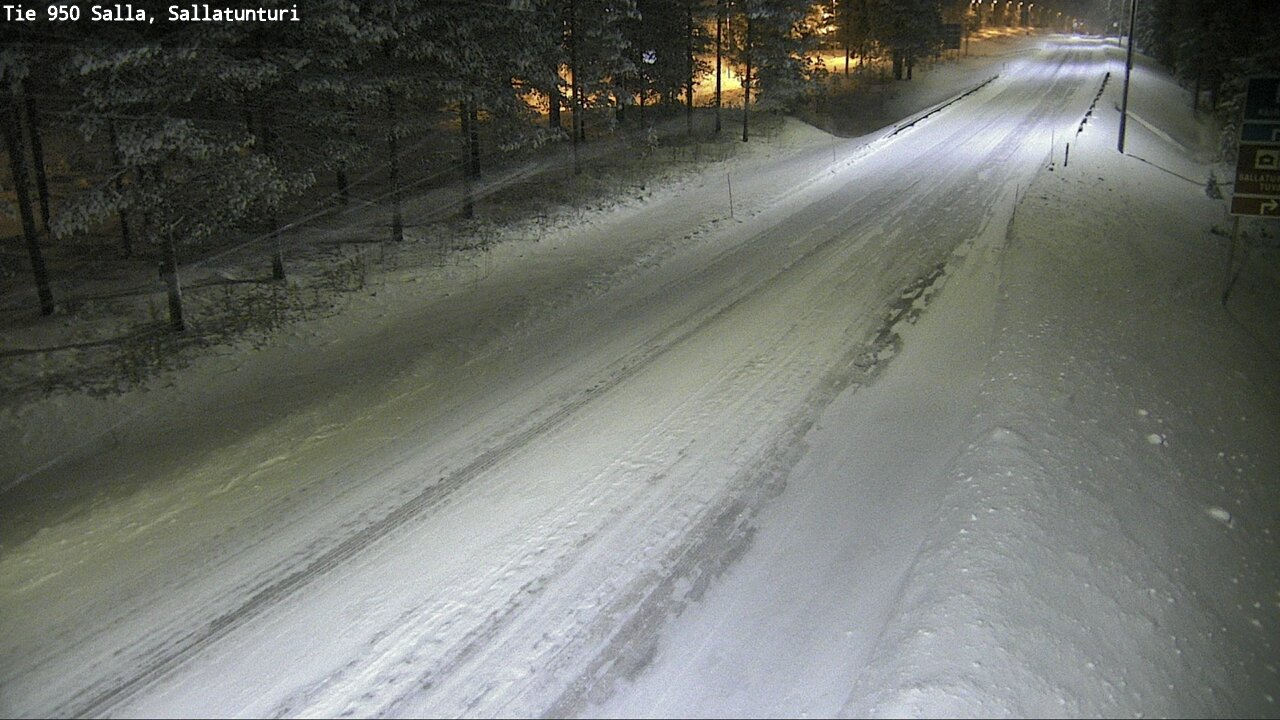 Kelikamerat Kuva Tie 950 Salla, Sallatunturi, Salla, Lappi