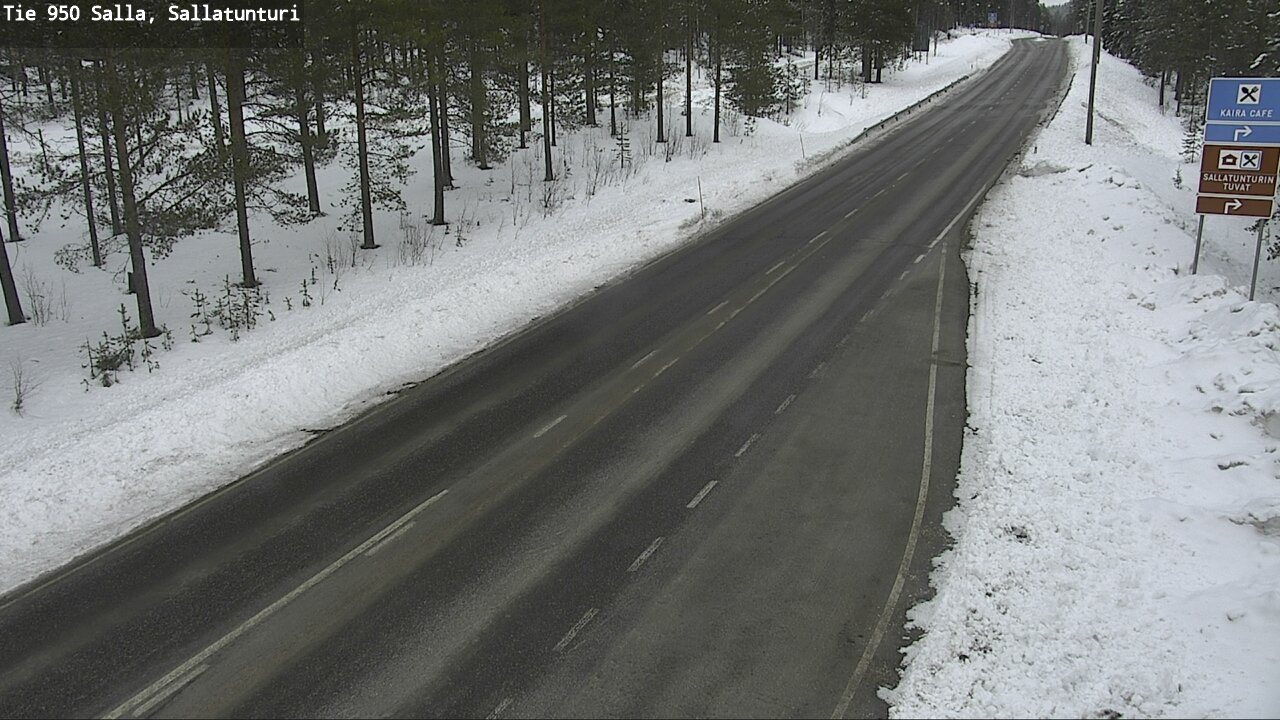 Kelikamerat Kuva Tie 950 Salla, Sallatunturi, Salla, Lappi